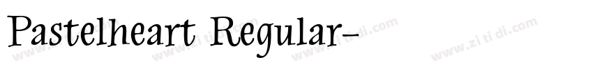 Pastelheart Regular字体转换